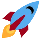 Free Rocket Emoji Icon - Download in Flat Style