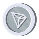 Tron Silver Coin Icon