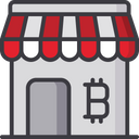 ビットコインを引き出す アイコン