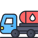 Fuel Truck Tanker Transportation Icon