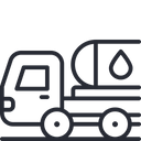 Fuel Truck Tanker Transportation Icon