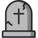 Funeral Death Gravestone Halloween Icon
