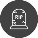 Funeral Death Gravestone Icon