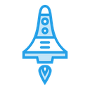 Galaxy Spaceship Universe Icon