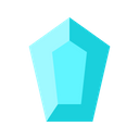 Gem Diamond Polygon Icon
