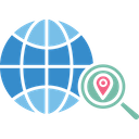 Geographical Positioning Of A User Internet Locator Service User Location Icon