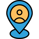 Geographical Positioning Of A User Internet Locator Service User Location Icon