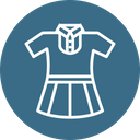 Girl Uniform Cloth Icon