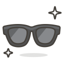 Glass Sunglass Specs Icon
