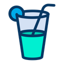 Cold Drink Soda Straw Icon