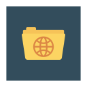 Global Folder World Icon