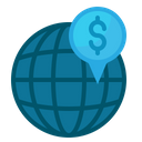 Economy Location Worldwide Icon