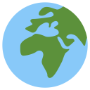 Globe Showing Europe Icon