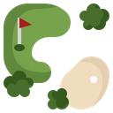 Golf Field Icon