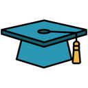 Graduation Degree Cap Icon