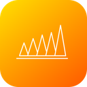 Graph Peak Value Icon