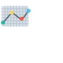 Graph, Chart, Statics, Analysis, Performance, Research, Data Icon