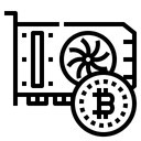 Graphic Card Bitcoin Icon