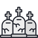 Gravestone Graveyard Headstone Icon
