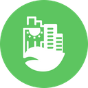 Green Building Smart Icon