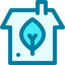 Green Green House House Icon