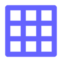 Grid Tile Design Tool Icon