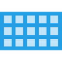 Grid Tool Rectangle Icon