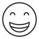 Artboard Grinning Face With Smiling Eyes Happy Icon