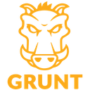 Grunt Line Wordmark Icon