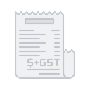 Gst Bill Tax Icon