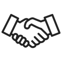 Handshake Cooperation Agreement Icon