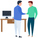 Business Deal Handshaking Business Relationship Icon