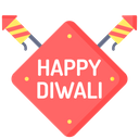Happy Diwali Sign Icon