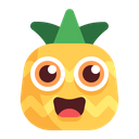 Pineapple Big Cute Icon