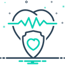Insurance Life Heart Icon