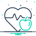 Healthy Healthful Active Icon