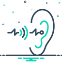 Hearing Sense Ear Icon