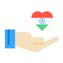 Heart Hand Care Icon