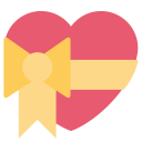 Heart Love Ribbon Icon