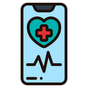 Heart Rate Telemedicine Health Icon