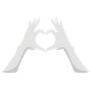 Heart Shape Heart Appearance Hand Making Heart Icon