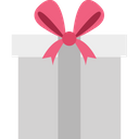 Heart Shaped Love Present Opened Gift Box Icon