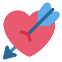 Heart With Arrow Icon