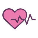 Heartbeat Care Love Icon