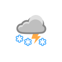 Heavy Snow Thunder Icon