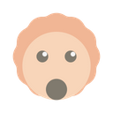 Hadgehog Animal Character Icon
