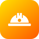 Helmet, Protection, Safety, Onsite, Construction, Civil, Tool Icon