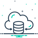 Hosting Data Cloud Icon