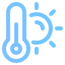 Hot Thermometer Icon