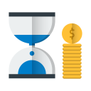 Time Money Hourglass Icon
